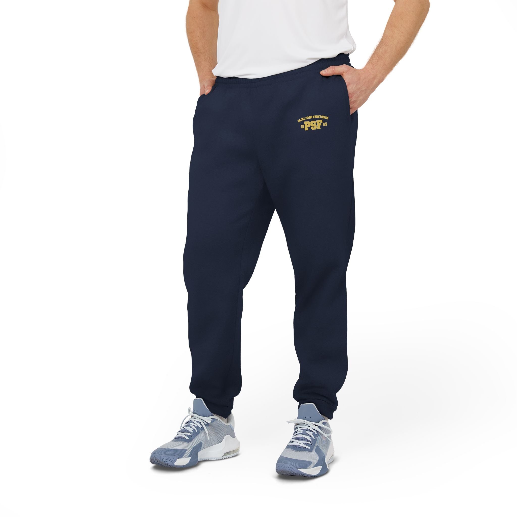Classic Adidas Unisex Fleece Joggers - PSF Logo Green