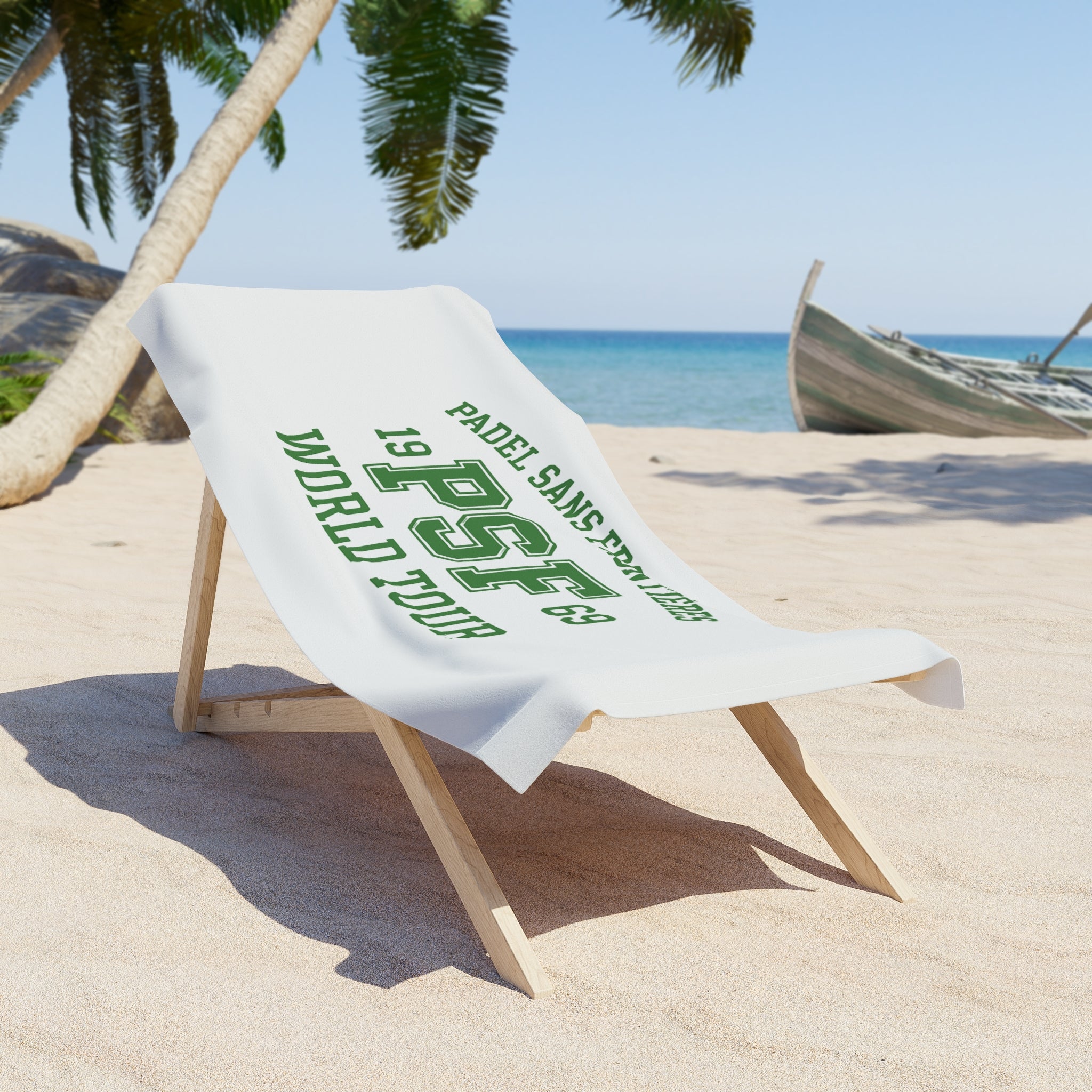 Stylish Padel Beach Towel - PSF World Tour Design
